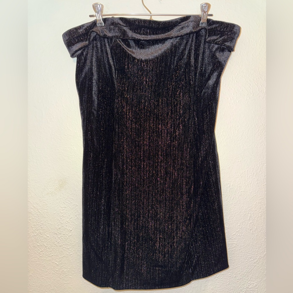 Black Shimmer Dress